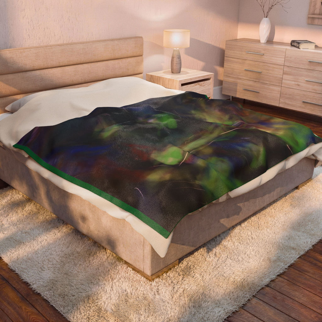 Abstract Art Velveteen Plush Blanket