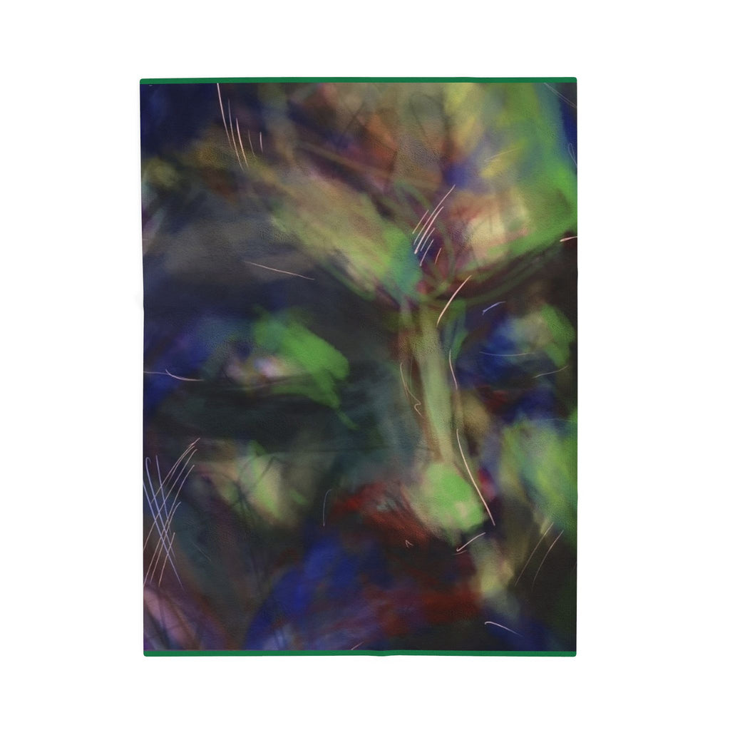 Abstract Art Velveteen Plush Blanket