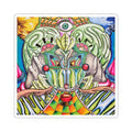 Vibrant Chakra-Inspired Kiss-Cut Stickers