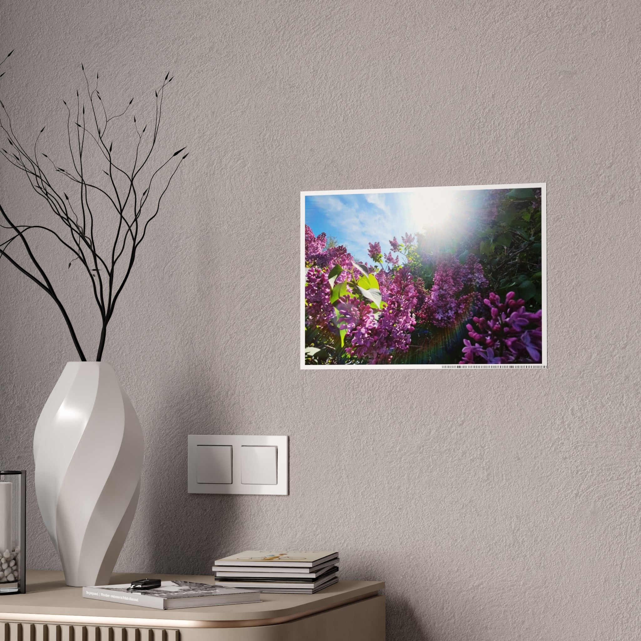 Vibrant Floral Gloss Posters, Art for Home Decor