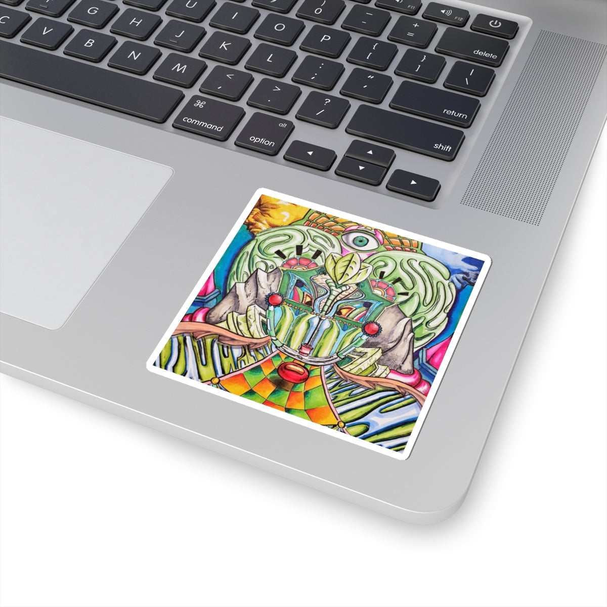 Vibrant Chakra-Inspired Kiss-Cut Stickers