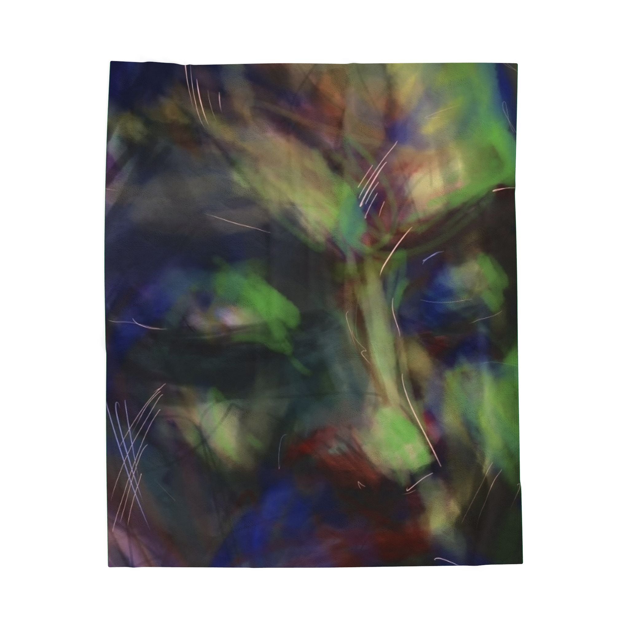 Abstract Art Velveteen Plush Blanket