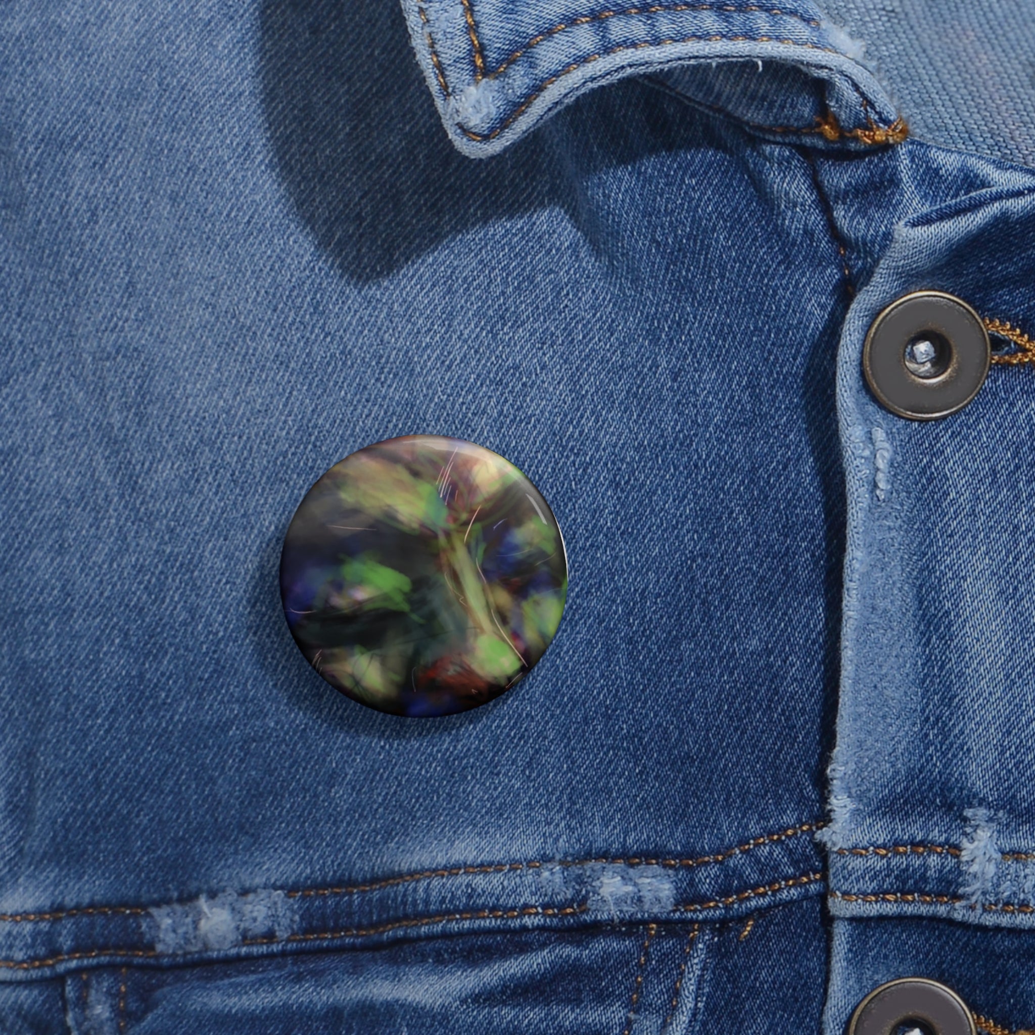 Custom Art Pin Buttons - Wearable Art